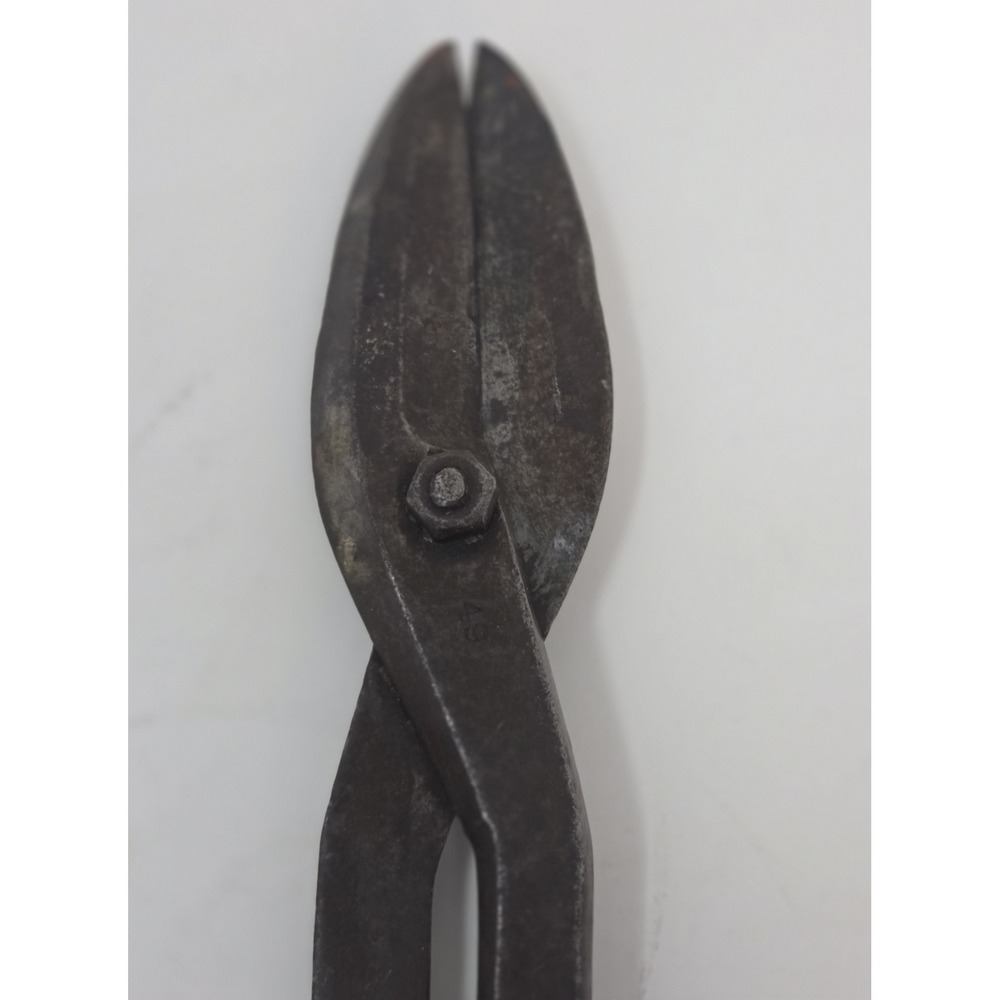 Vintage Peck Stow Wilcox Samson Dexto Tin Snips Sheet Metal Shears 12" USA - Picture 3 of 12